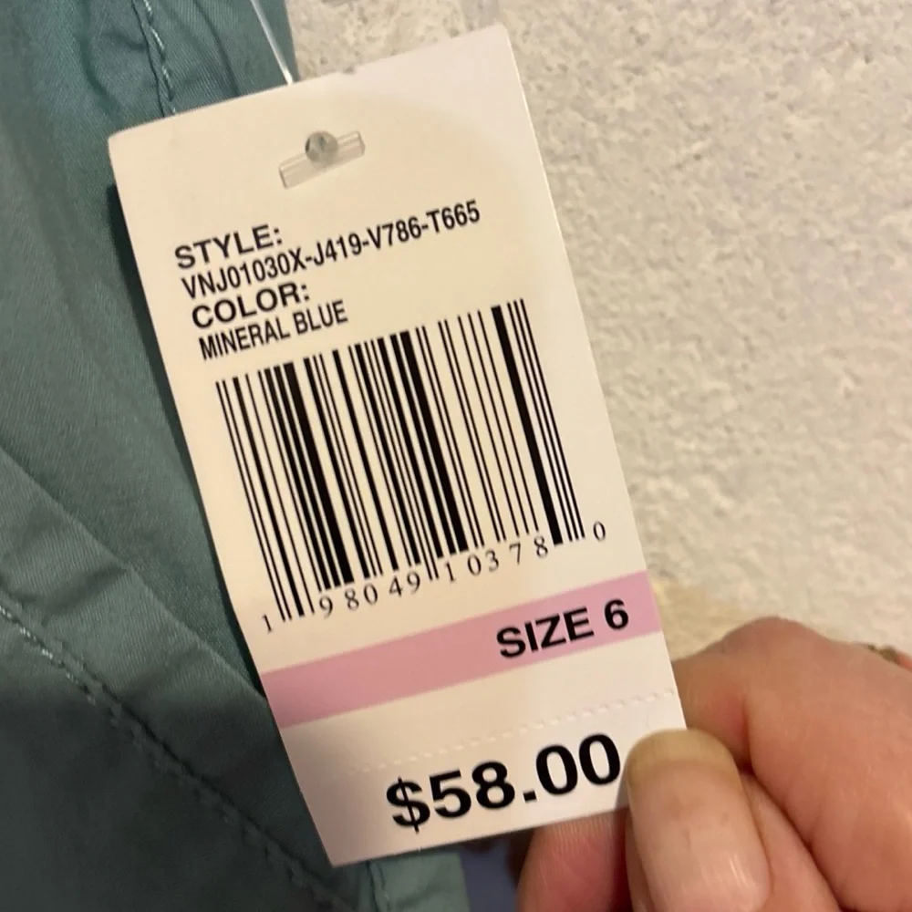 Curve Appeal Women’s cargo shorts green high waist cuff hem size 6 - Picture 5 of 6